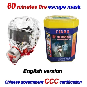 60 minutes fire mask Heat radiation Fire escape mask CCC certification