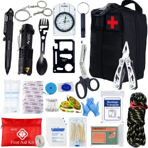 Survival First Aid  Emergency Kit Trauma Bag