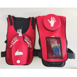 First Aid Training Heimlich Vest Anti Choking Obstruction  Practice Training Model +Tracheal Blockage Wearable Vest