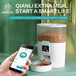 PAPIFEED  automatic  cat, dog fixed feeding machine   wifi remote smart  pet food dispenser