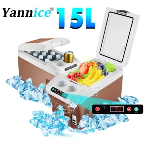 Mini Fridge refrigerator Portable 15L Large Capacity Digital Display Super Cooling Box